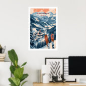 Saalbach Print Oostenrijk 1 (Thuiskantoor)