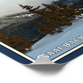 Saalbach - Valley Fog Poster (Hoek)