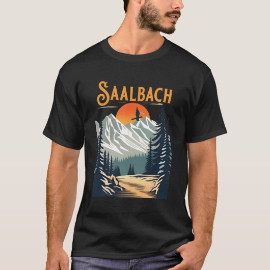 Saalbach Wandelen T-shirt (Voorkant)