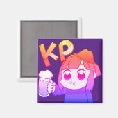 Saamin KP Neon Magneet (Voorkant / Achterkant)