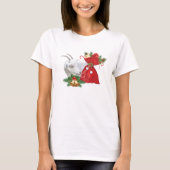Saanen Goat met vakantiegeest T-shirt (Voorkant)