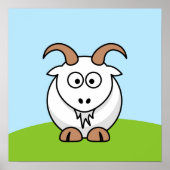 Saanen Goat Poster (Voorkant)