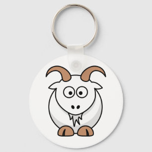 Saanen Goat Sleutelhanger