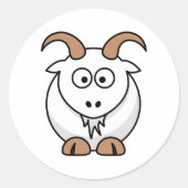 Saanengeit Ronde Sticker (Voorkant)