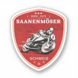 Saanenmöserpas zwitserse-alpen motorfietstocht sticker