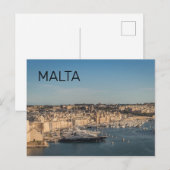 Saap in de drie steden op Malta Briefkaart (Voorkant / Achterkant)