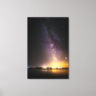 Saap met melkachtige uiteinden canvas afdruk