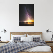 Saap met melkachtige uiteinden canvas afdruk (Insitu (Slaapkamer))