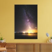 Saap met melkachtige uiteinden canvas afdruk (Insitu (Woonkamer))