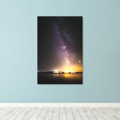Saap met melkachtige uiteinden canvas afdruk (Insitu (Houten vloer))