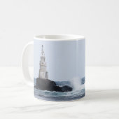 Saap met vuurtoren koffiemok (Voorkant links)