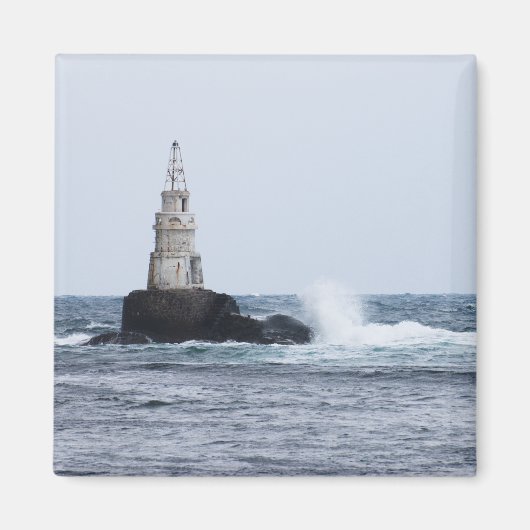 Saap met vuurtoren magneet (Voorkant)