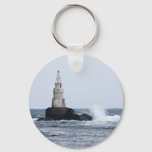 Saap met vuurtoren sleutelhanger (Voorkant)