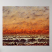 Saap, mooi schilderij van Gustave Courbet Poster (Voorkant)