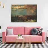 Saap van de kustlijn van de Indische Oceaan Canvas Afdruk (Insitu (Woonkamer))