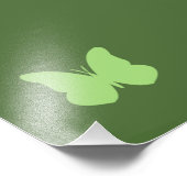 saap vlinder foto afdruk (Hoek)