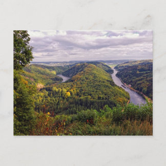 saar river bending briefkaart