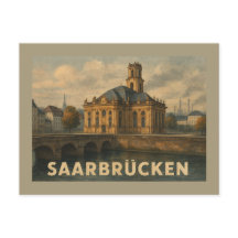 Saarbrücken Duitsland Stad Kunst