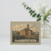 Saarbrücken Germany City Art Briefkaart (Staand voorkant)