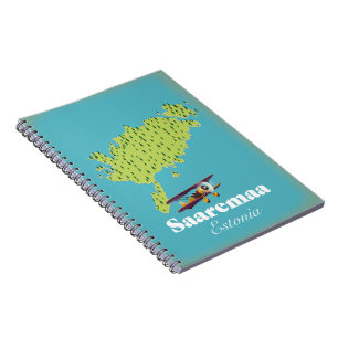 Saaremaa Estland kaart Notitieboek