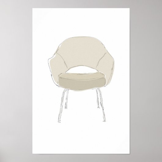 Saarinen S-serie krabbelvector Poster (Voorkant)
