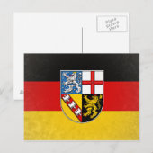 Saarland Briefkaart (Voorkant / Achterkant)