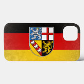 Saarland Case-Mate iPhone Case (Achterkant (horizontaal))