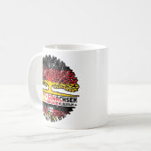 Saarland Saarländisch Deutsch Deutschland Baum Koffiemok (Voorkant links)