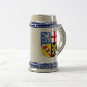 Saarland Wappen Bierpul (Voorkant rechts)