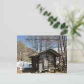 Saas Fee Briefkaart (Staand voorkant)