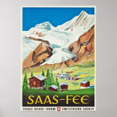 SAAS FEE POSTER (Voorkant)