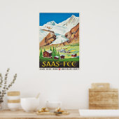 SAAS FEE POSTER (Keuken)