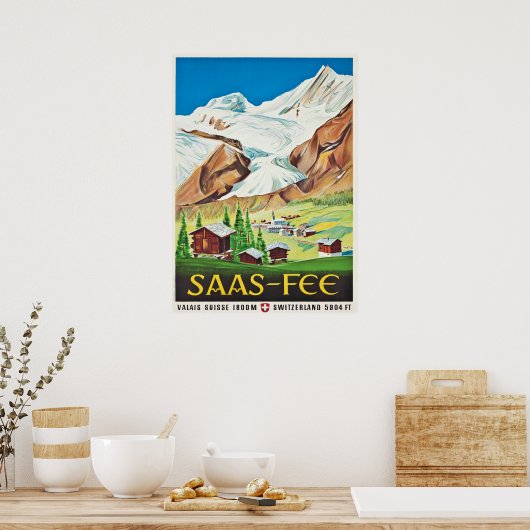 SAAS FEE POSTER (Keuken)