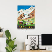 SAAS FEE POSTER (Thuiskantoor)