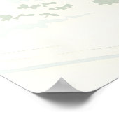 Saas Fee Zwitserland Snowboarden Reisposter Poster (Hoek)