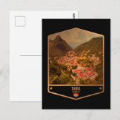 Saba Briefkaart (Voorkant / Achterkant)