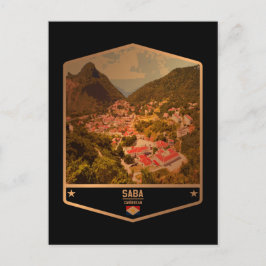 Saba Briefkaart