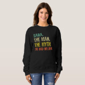 Saba De Man De Mythe De Slechte Invloed Retro Trui (Voorkant volledig)