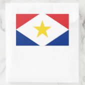 saba eiland vlag Nederland land regio Rechthoekige Sticker (Tas)