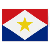 Saba Flag (Voorkant Horizontaal)
