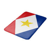 Saba Flag Badmat (Gekanteld)