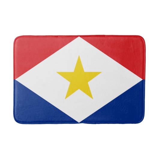 Saba Flag Badmat (Voorkant)