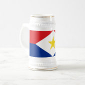 Saba Flag Bierpul (Voorkant links)