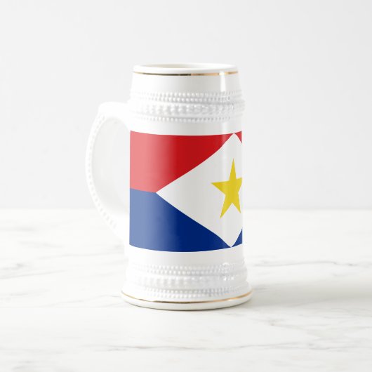 Saba Flag Bierpul (Voorkant links)