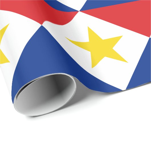 Saba Flag Cadeaupapier (Rol Hoek)