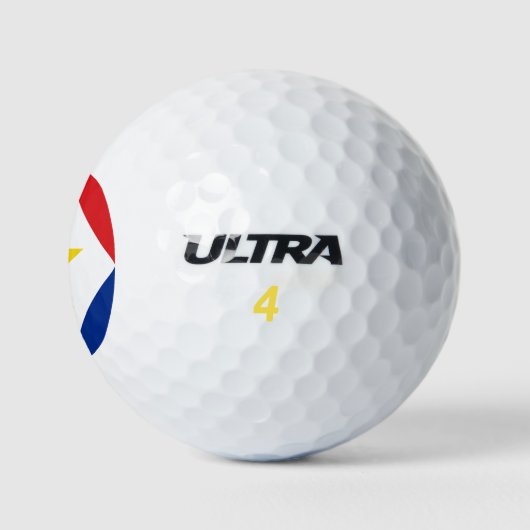 Saba Flag Golfballen (Logo)