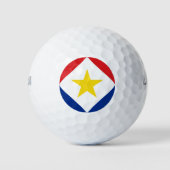 Saba Flag Golfballen (Voorkant)
