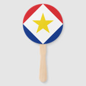 Saba Flag Handwaaier (Voorkant)