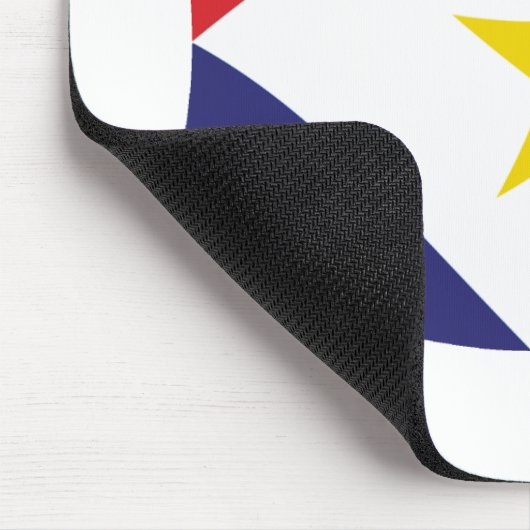 Saba Flag Mousepad Muismat (Hoek)