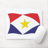 Saba Flag Mousepad Muismat (Met muis)